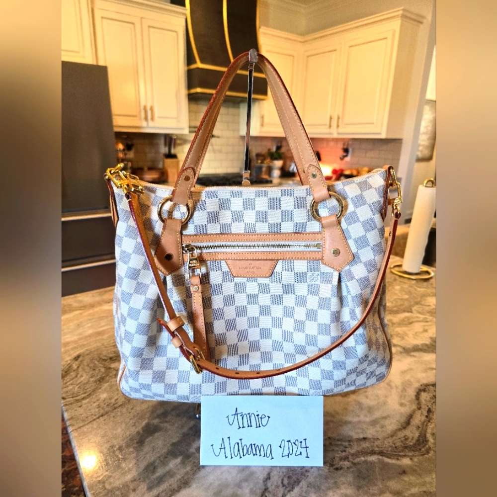 SOLD!!Louis Vuitton Evora MM Damier Azur